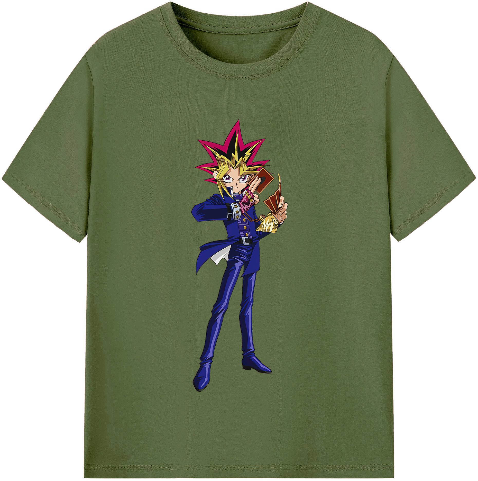 （画像用） 遊☆戯☆王 Yu-Gi-Oh! 綿100％半袖Tシャツ（フロントプリント）